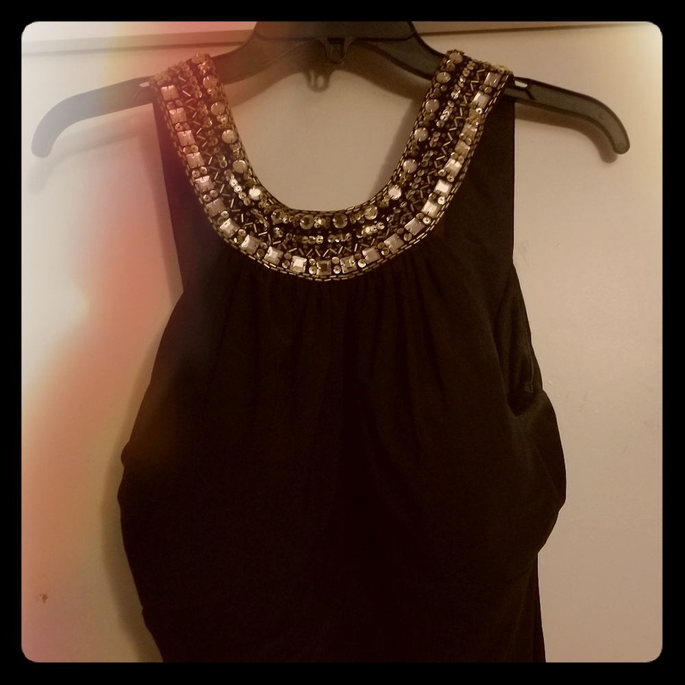 XSCAPE Long black dress